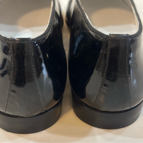 Salvatore Ferragamo RARE Men’s Formal Black Patent Opera Pumps Size 8 1/2 D EUC - Picture 4 of 10